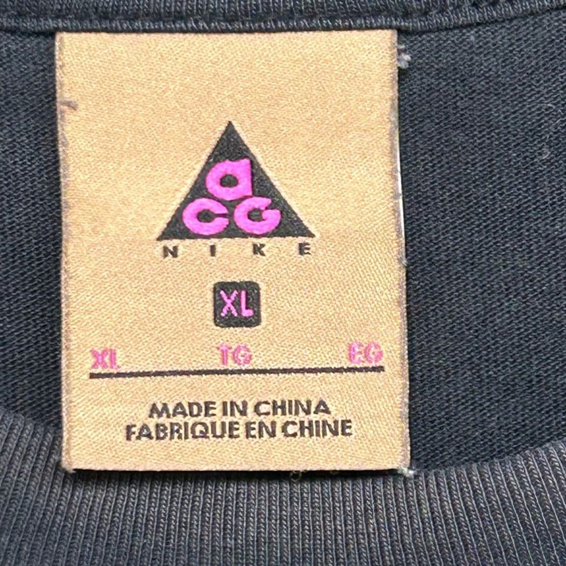 나이키 ACG 로고 반팔티 블랙 XL 상품이미지6