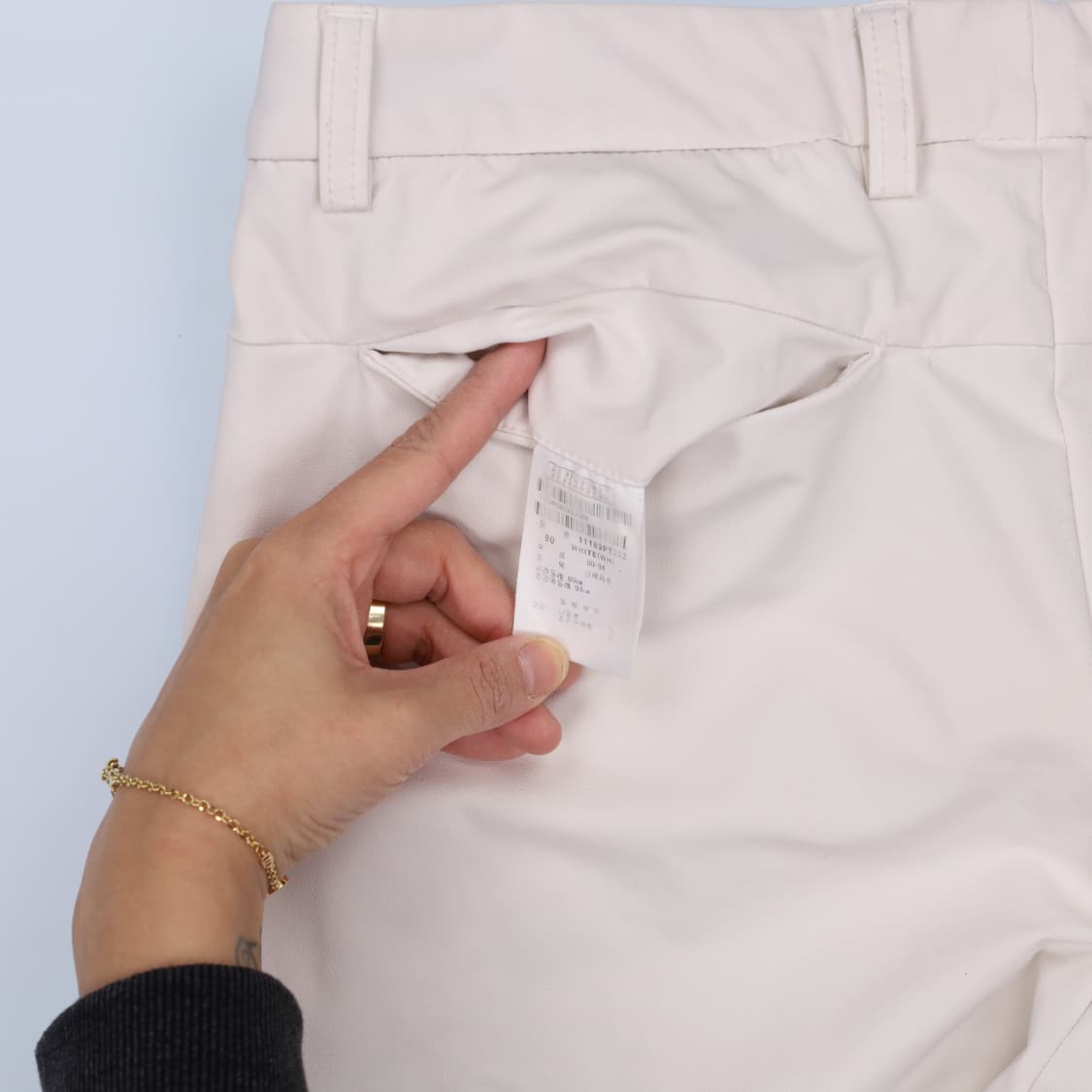 [80-94] 핑 골프 팬츠 화이트 일자바지 1210H2 상품이미지8