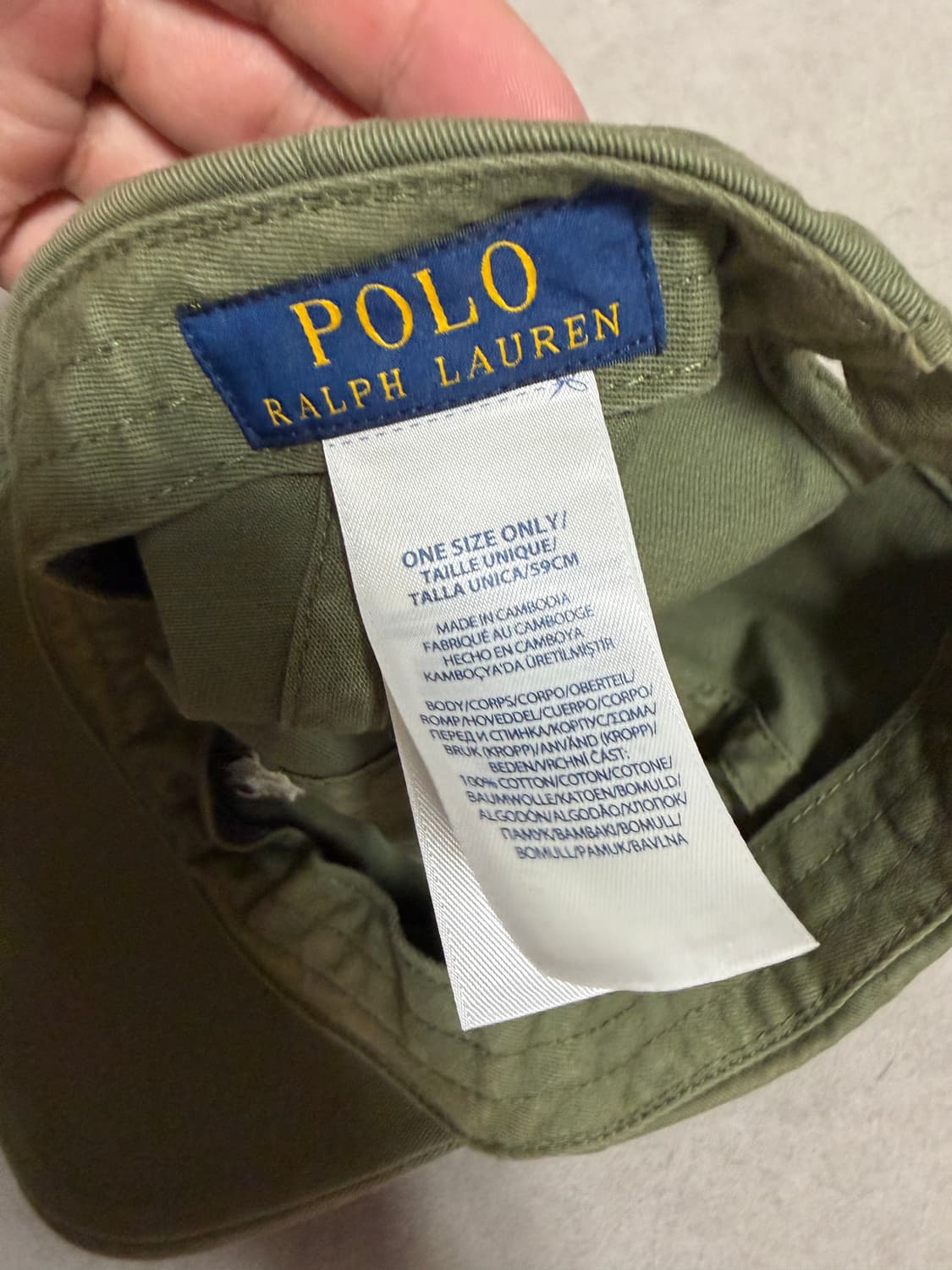 폴로모자(카키) 상품이미지3