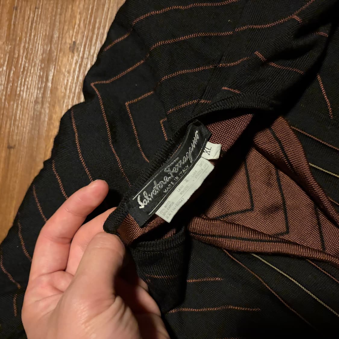 Salvatore Ferragamo 울 더블페이스 가디건 상품이미지6