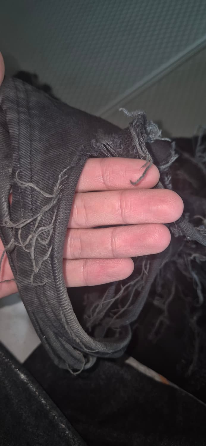 에곤랩 디스트레드 워싱 플레어진 상품이미지7