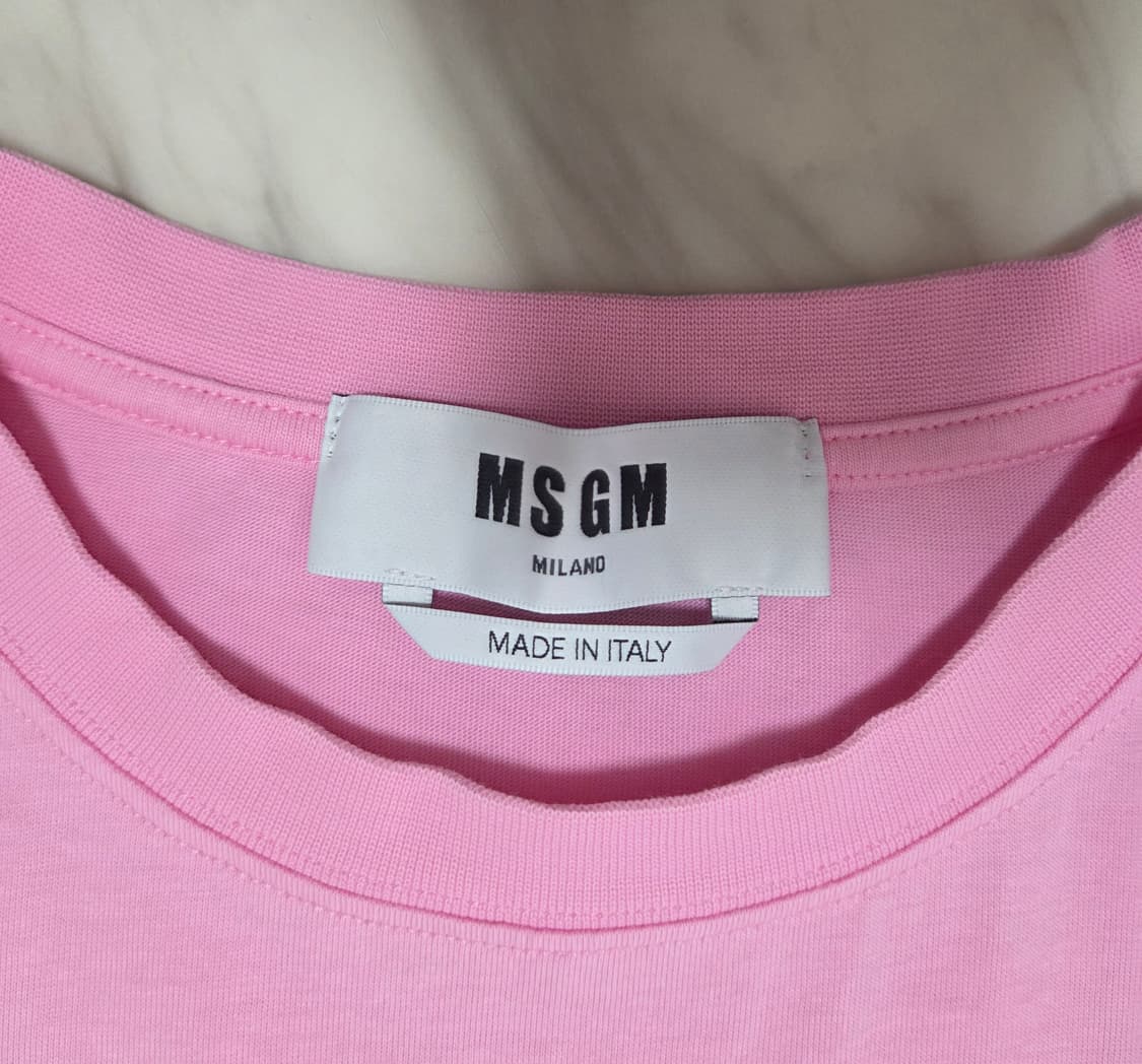 MSGM 여성 로고 반팔 티셔츠 상품이미지4