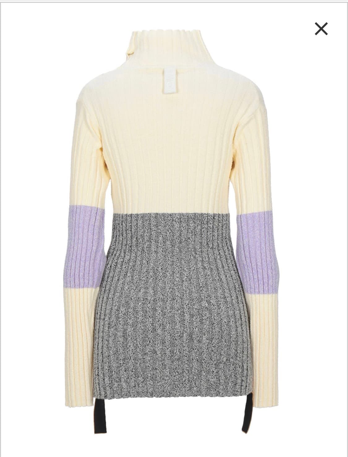 새상품💎 몽클레어 로고포인트 터틀넥 배색 울스웨터 S 상품이미지3