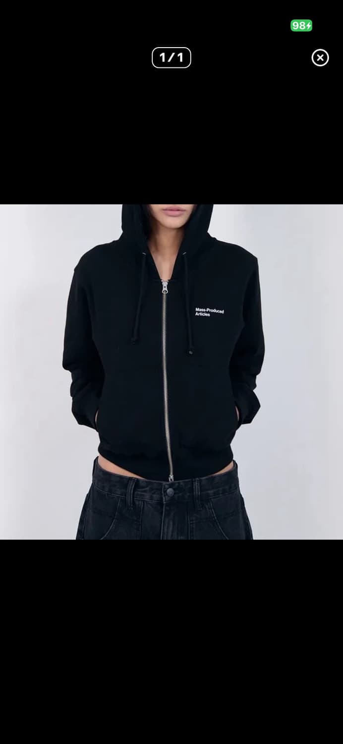 플라스틱프로덕트 후드집업 우먼 M 상품이미지2