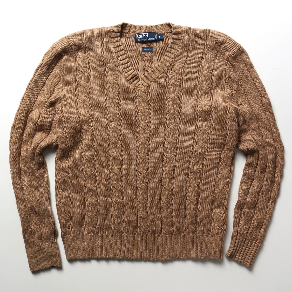 폴로 실크 케이블 니트   상품이미지1