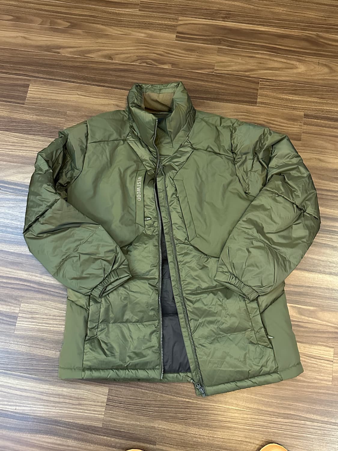 웨스트우드 남성 패딩 95 카키 상품이미지2