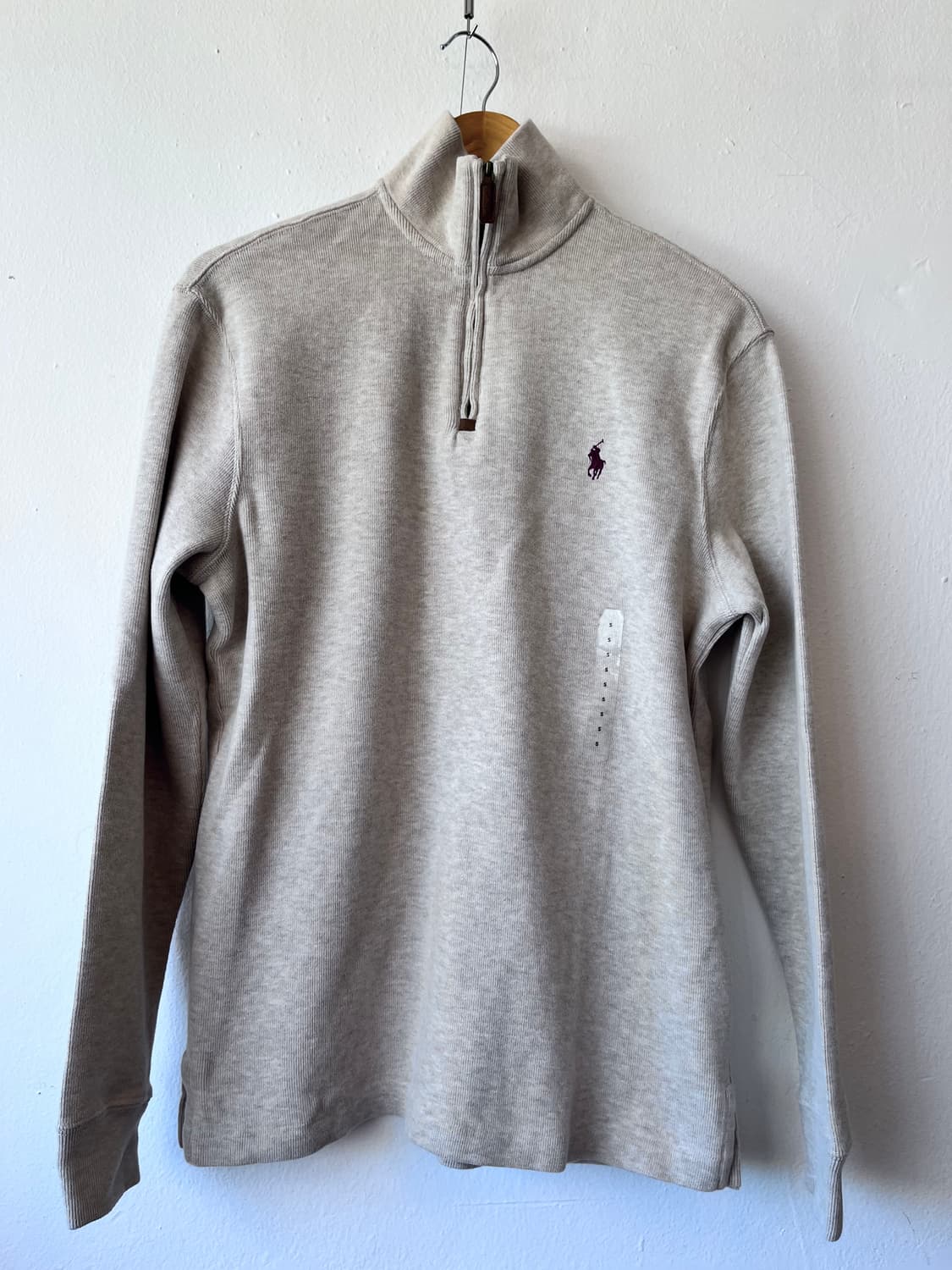 새제품)폴로랄프로렌 남성 쿼터집풀오버 S사이즈 상품이미지2