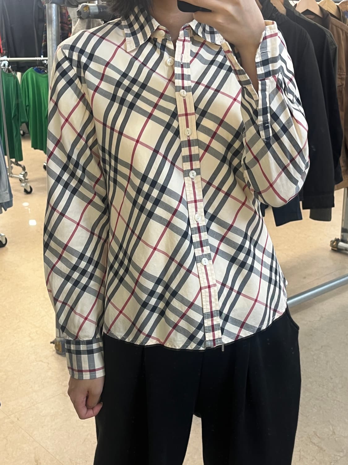 S) Burberry 버버리 노바체크 셔츠 상품이미지1