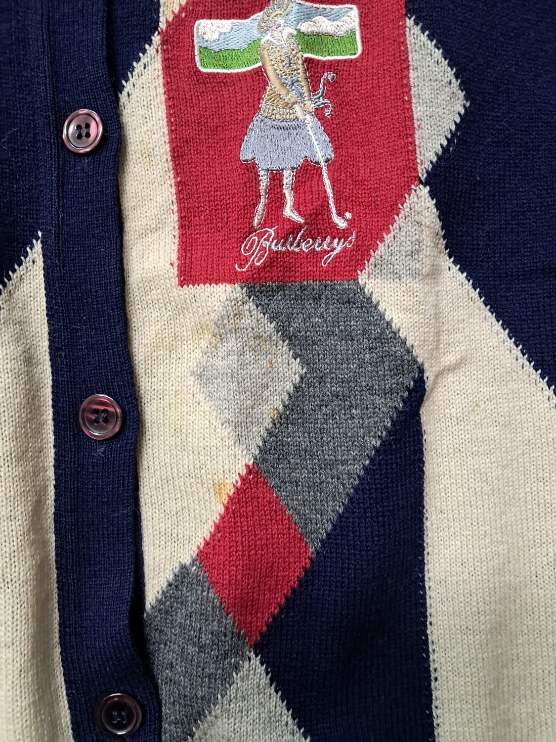 버버리90s울가디건 상품이미지3