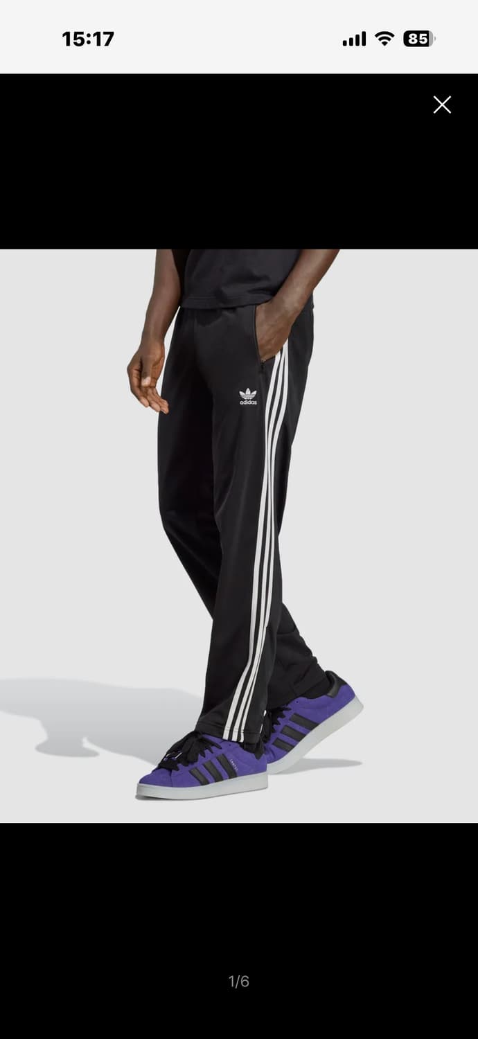(2XL) 아디다스 파이어버드 트랙팬츠 블랙 상품이미지7
