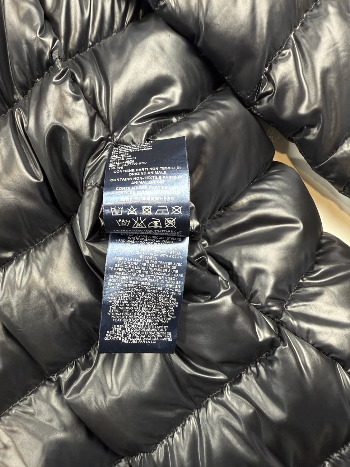 에르노 블랙유광 폭스퍼 패딩 42 상품이미지9