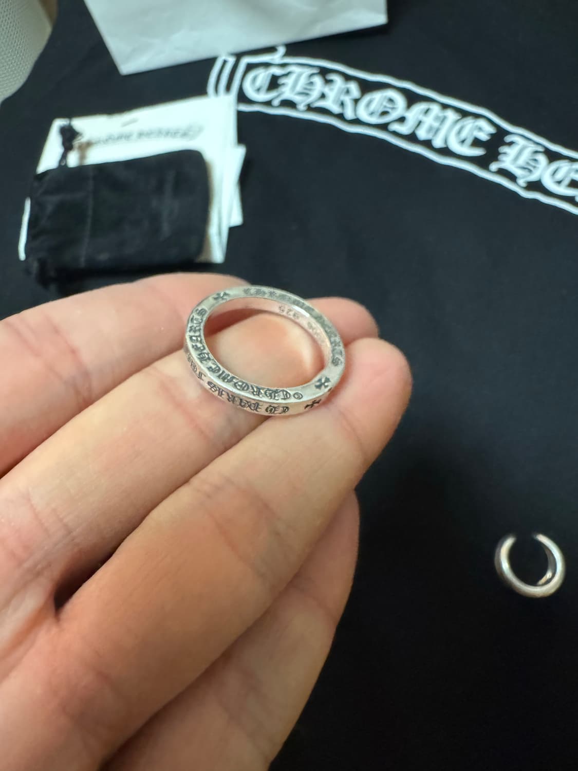 크롬하츠 스페이서 퍽유링 3mm 파리에디션 상품이미지4