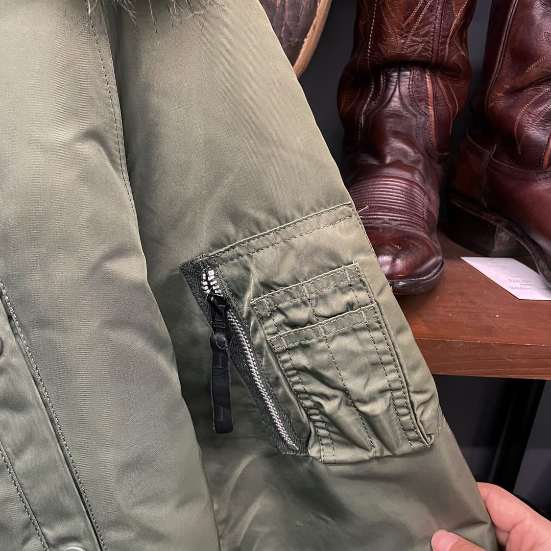 알파 인더스트리 N3B 퍼 후드 야상 자켓 밀리터리 오리지널 상품이미지5