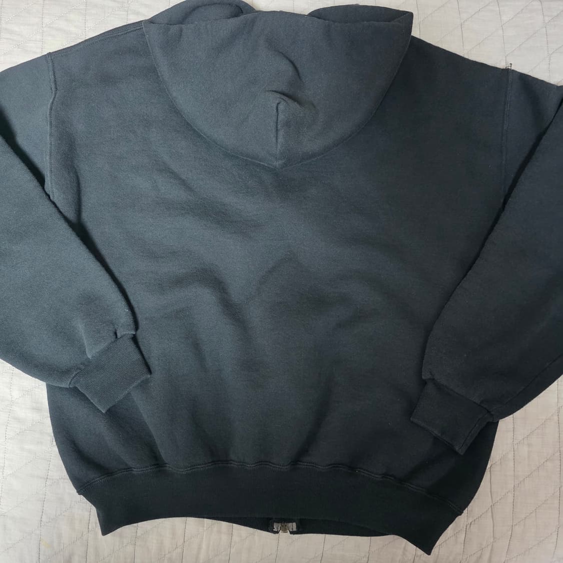 [L] 90s 빈티지 러셀 애슬레틱 후드집업 블랙ver.올롸잇 상품이미지3