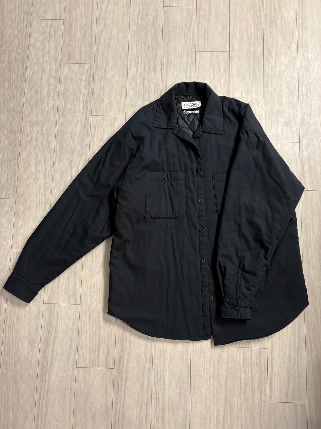 슈프림xMM6 마르지엘라 패디드 셔츠 상품이미지1