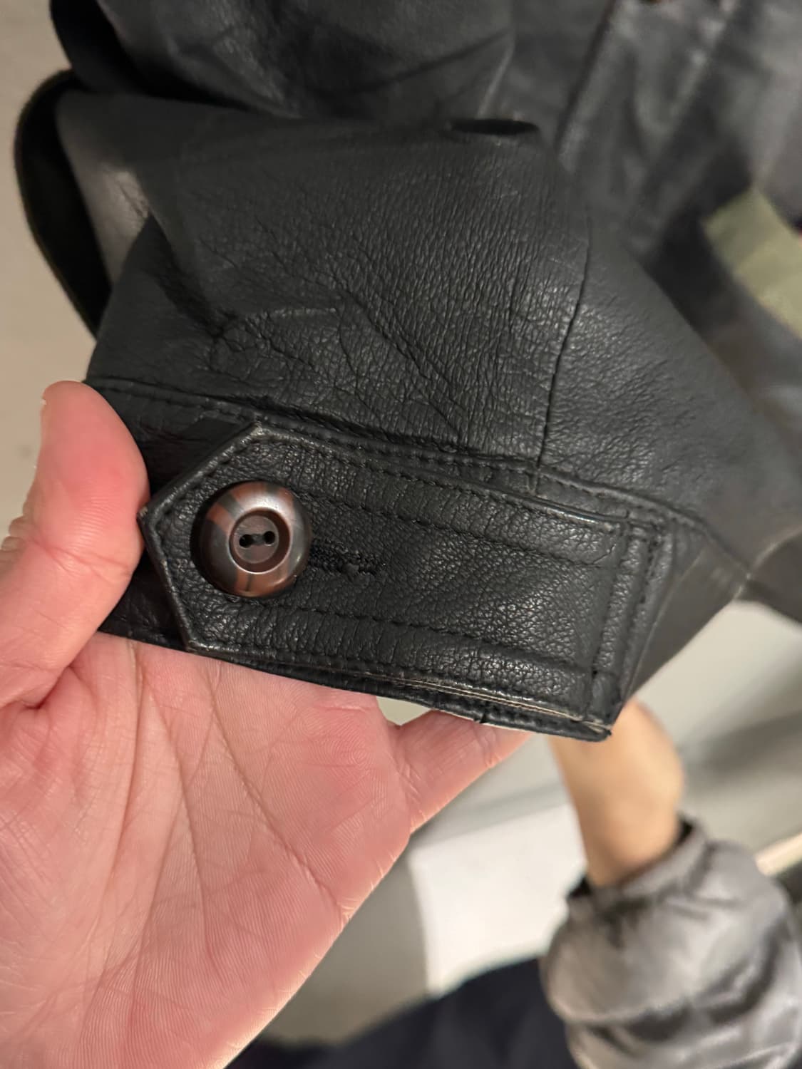 90s MxMilan 스튜디오 레더 가죽자켓 상품이미지9