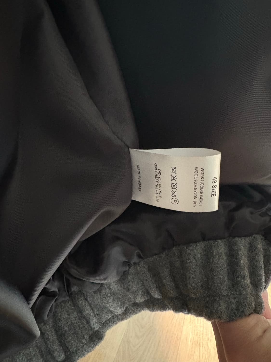 Work Hoodie Jacket_grey 상품이미지3