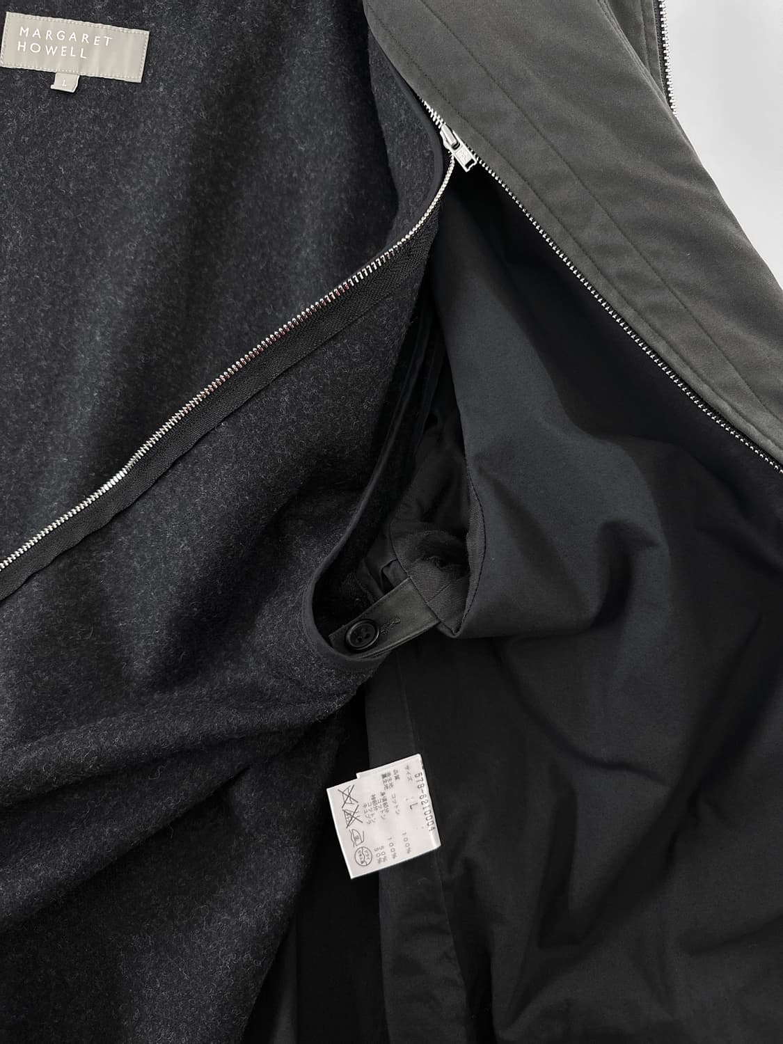 90~00s 마가렛 호웰 워시드 밀리터리 디테일 후디드 파카 상품이미지7