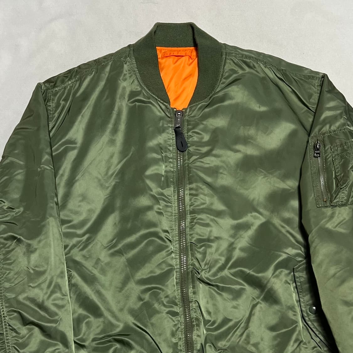 3XL 알파인더스트리 리버시블 ma-1 항공자켓 상품이미지1