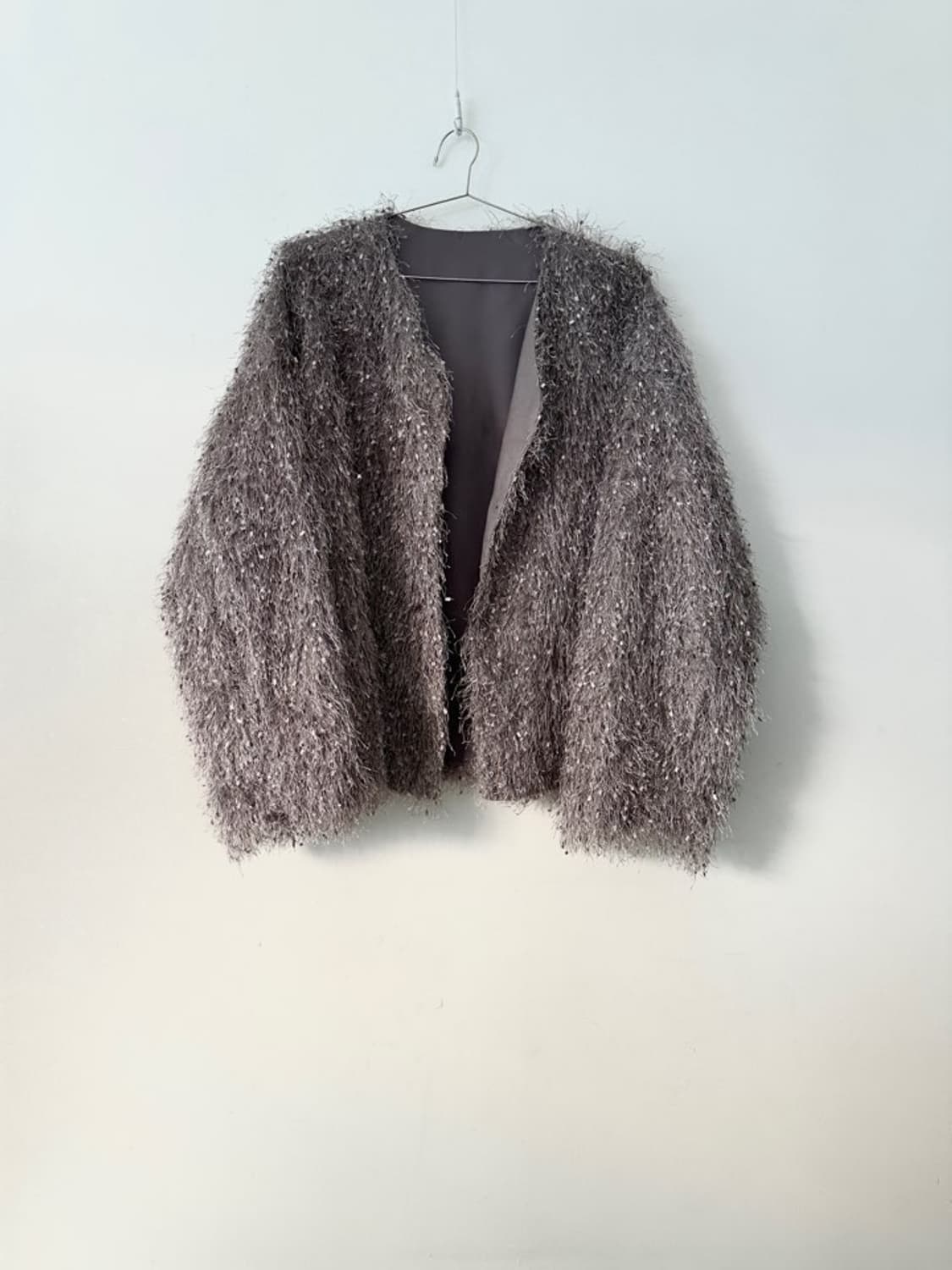 Snowflake tassel jacket / violet 상품이미지1