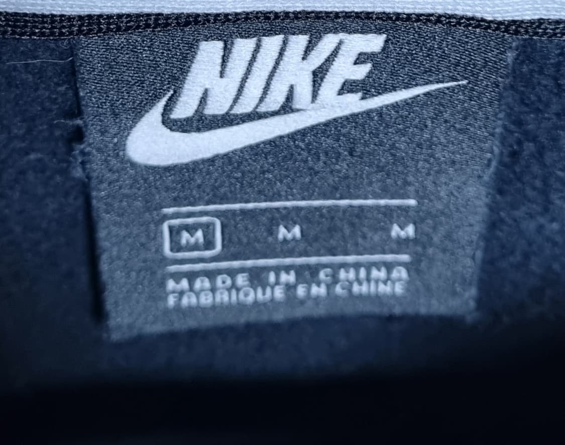 오버핏 M ) 나이키 AIR 빈티지 블랙+그레이 기모 맨투맨 상품이미지3