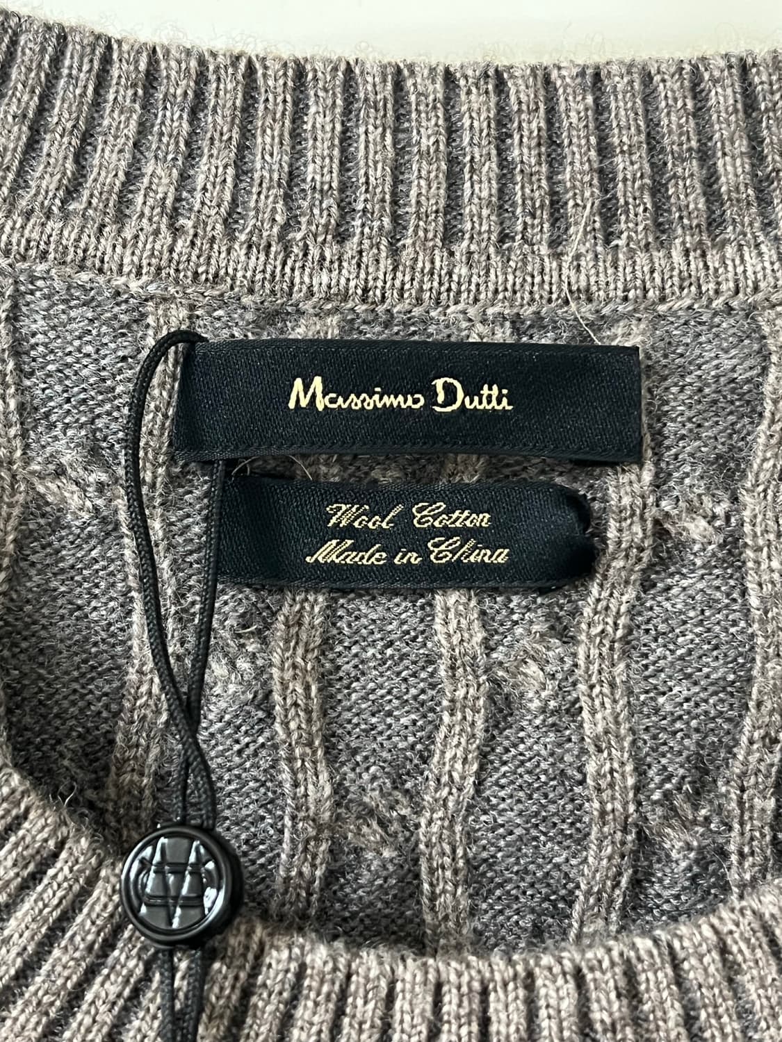 Massimo Dutti 마시모두띠 남성 케이블니트 L 상품이미지2