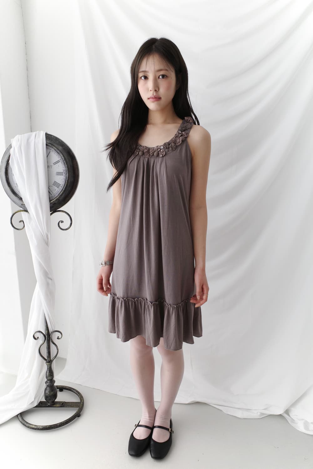 flower sleeveless one-piece 상품이미지4