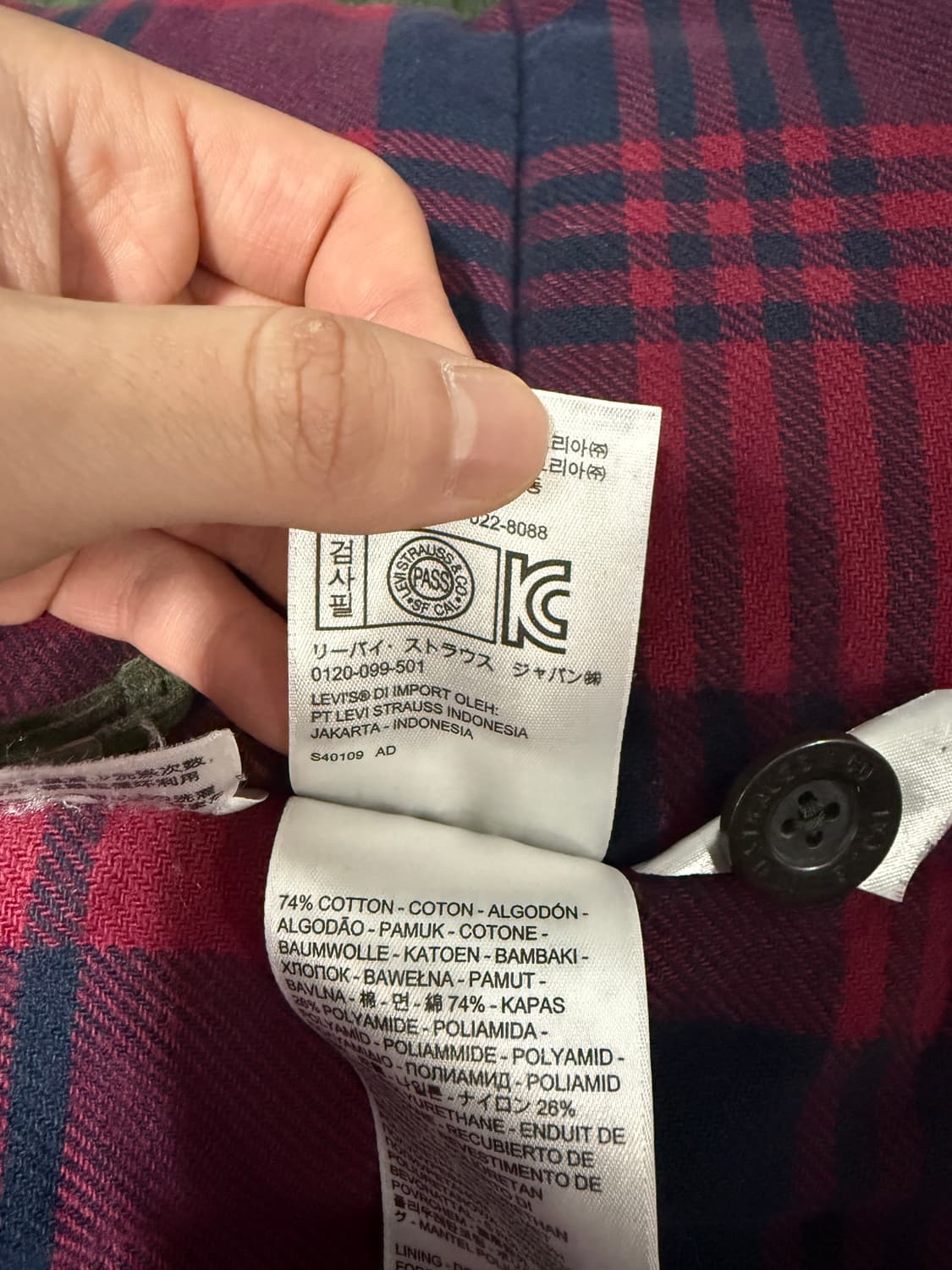 리바이스 덕 다운 시어링 야상 파카 상품이미지7