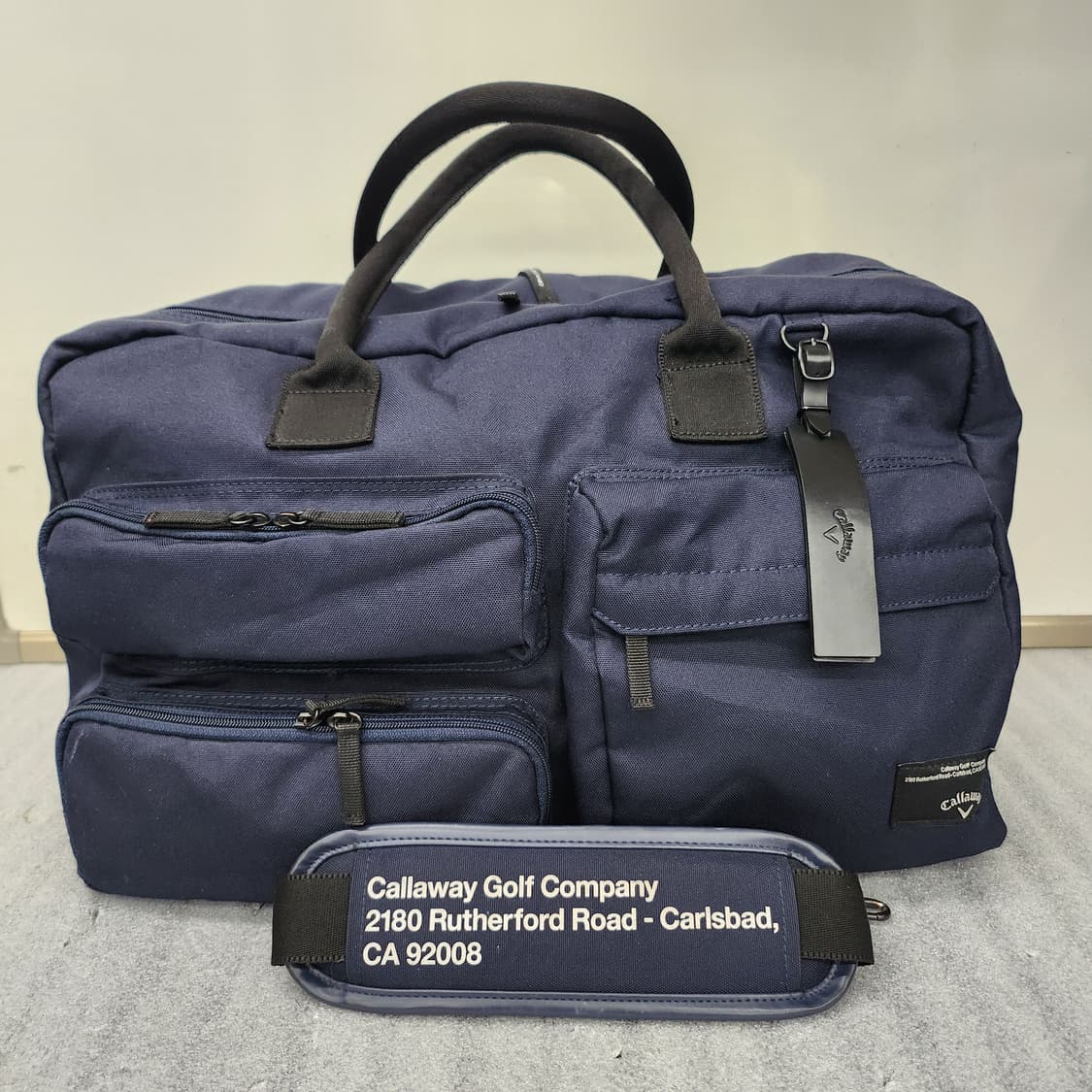캘러웨이 정품 G-시스템 골프 보스턴백 네이비 52x36x25cm 상품이미지1