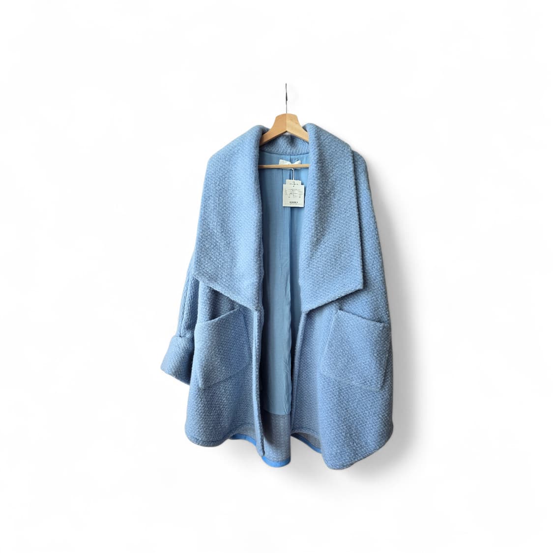 SLY 울 혼방 블랑켓가운 숄카라 코트 상품이미지1