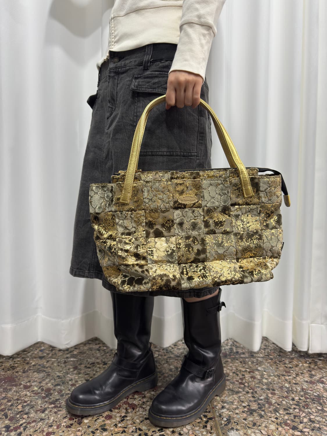 think bee! Gold design bag 상품이미지7