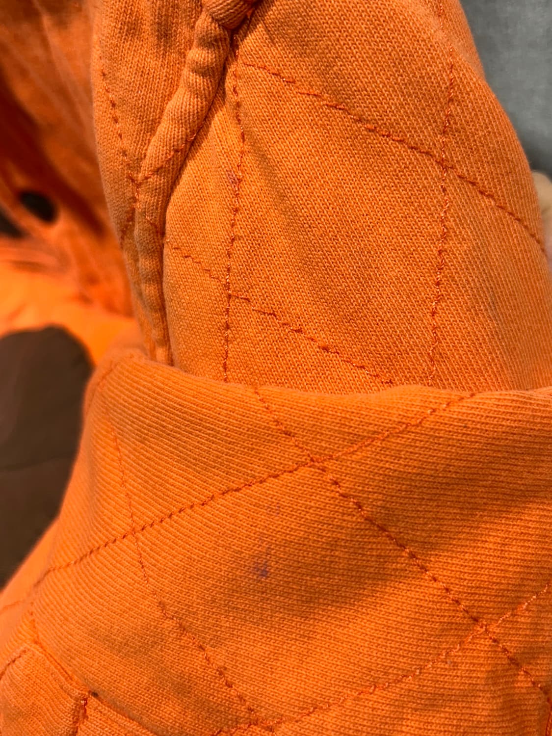 S 폴로랄프로렌 투포켓 퀼팅 패치 오렌지 자켓 상품이미지7