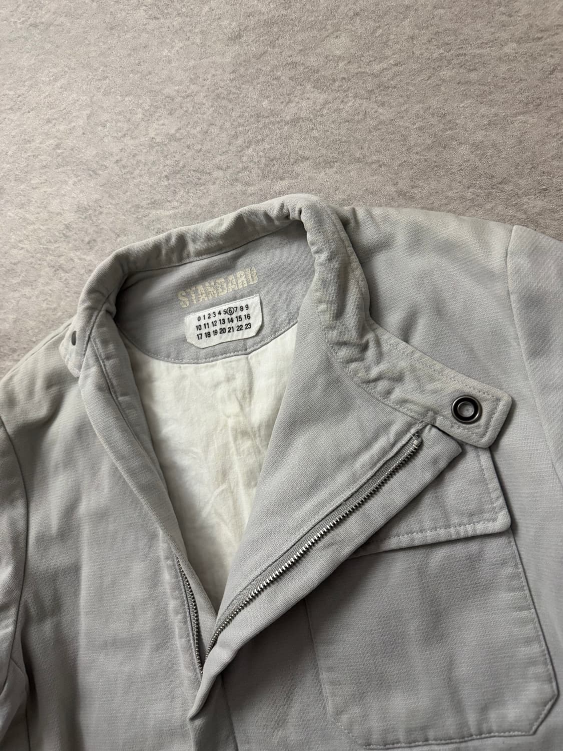 마르지엘라 비대칭 코튼 자켓 상품이미지5