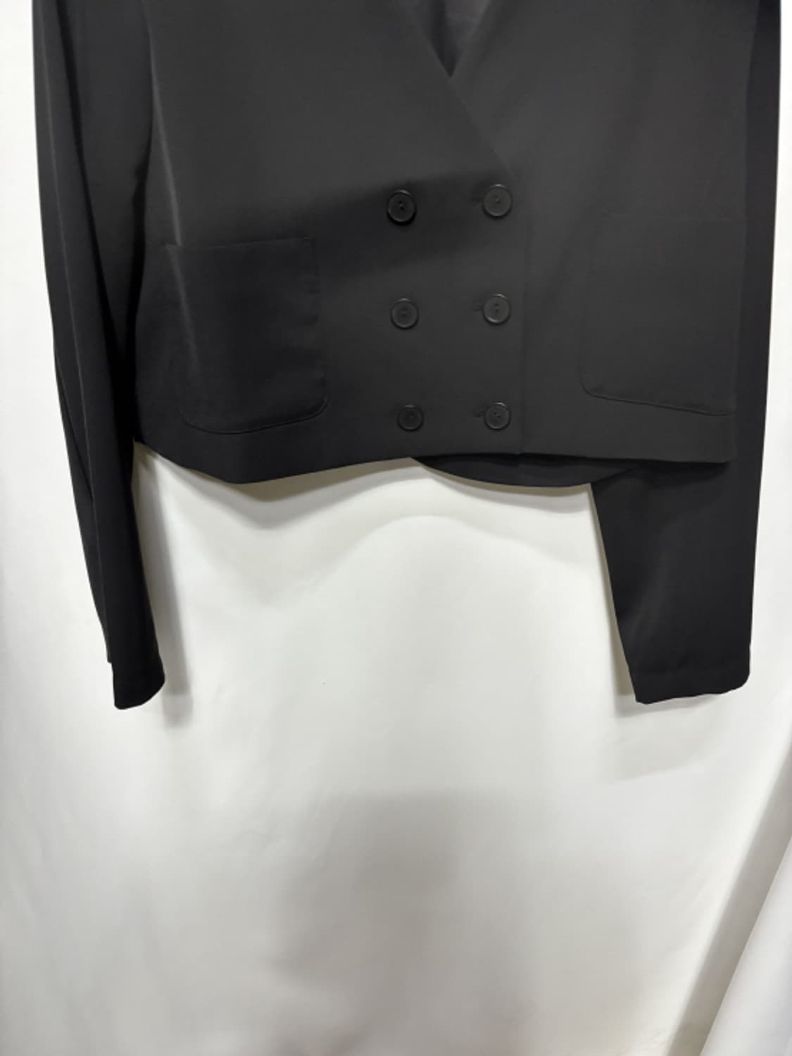 ZERO STREET블랙 크롭 블레이저 자켓 M 상품이미지3