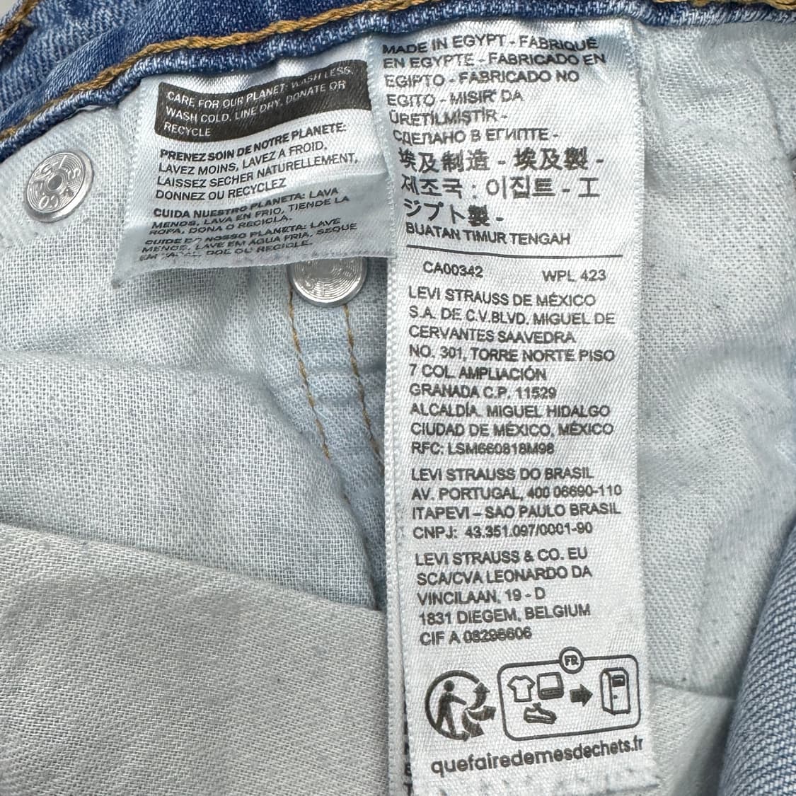 리바이스 559 새깅 워싱 스케이터 데님팬츠 상품이미지8