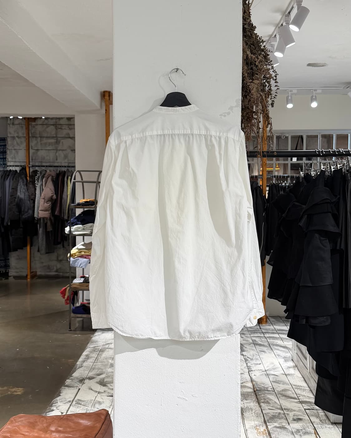 mhl 마가렛 호웰 화이트 헨리넥 셔츠 상품이미지6