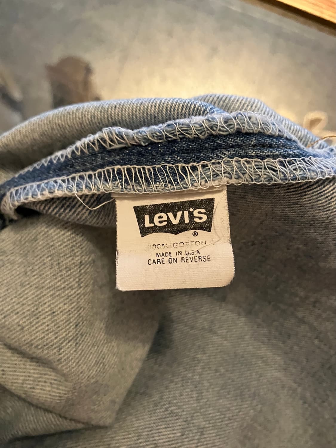 80s USA 빈티지 리바이스 501 데님 팬츠 상품이미지9