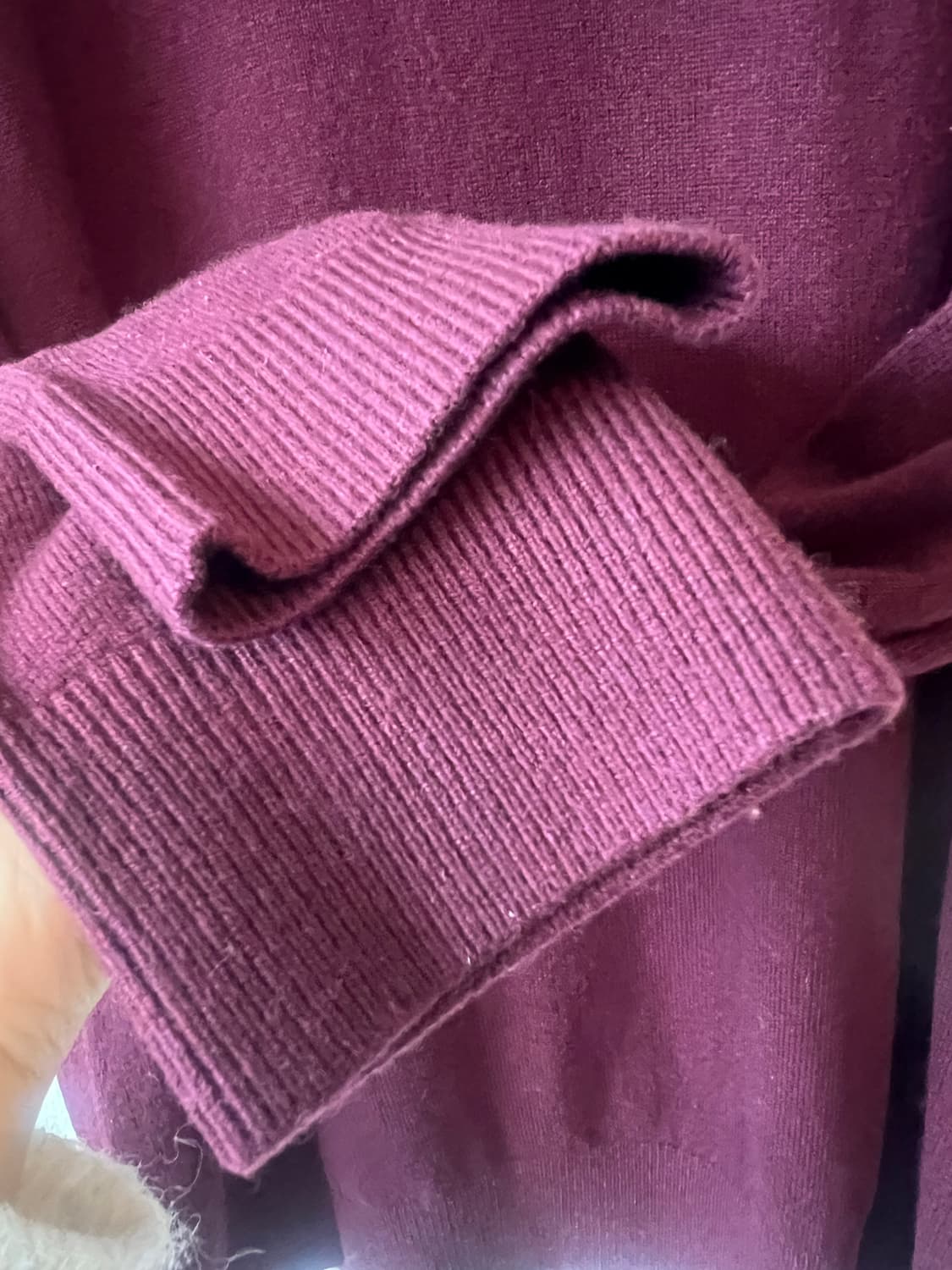 보그너 골프 버건디퍼플 캐시미어100 터틀넥니트
 상품이미지4