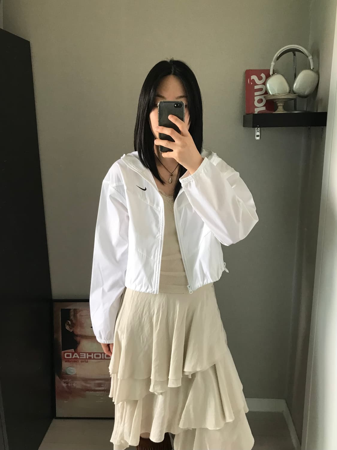 나이키 W 윈드러너 루즈 우븐 후드 바람막이 자켓 상품이미지3