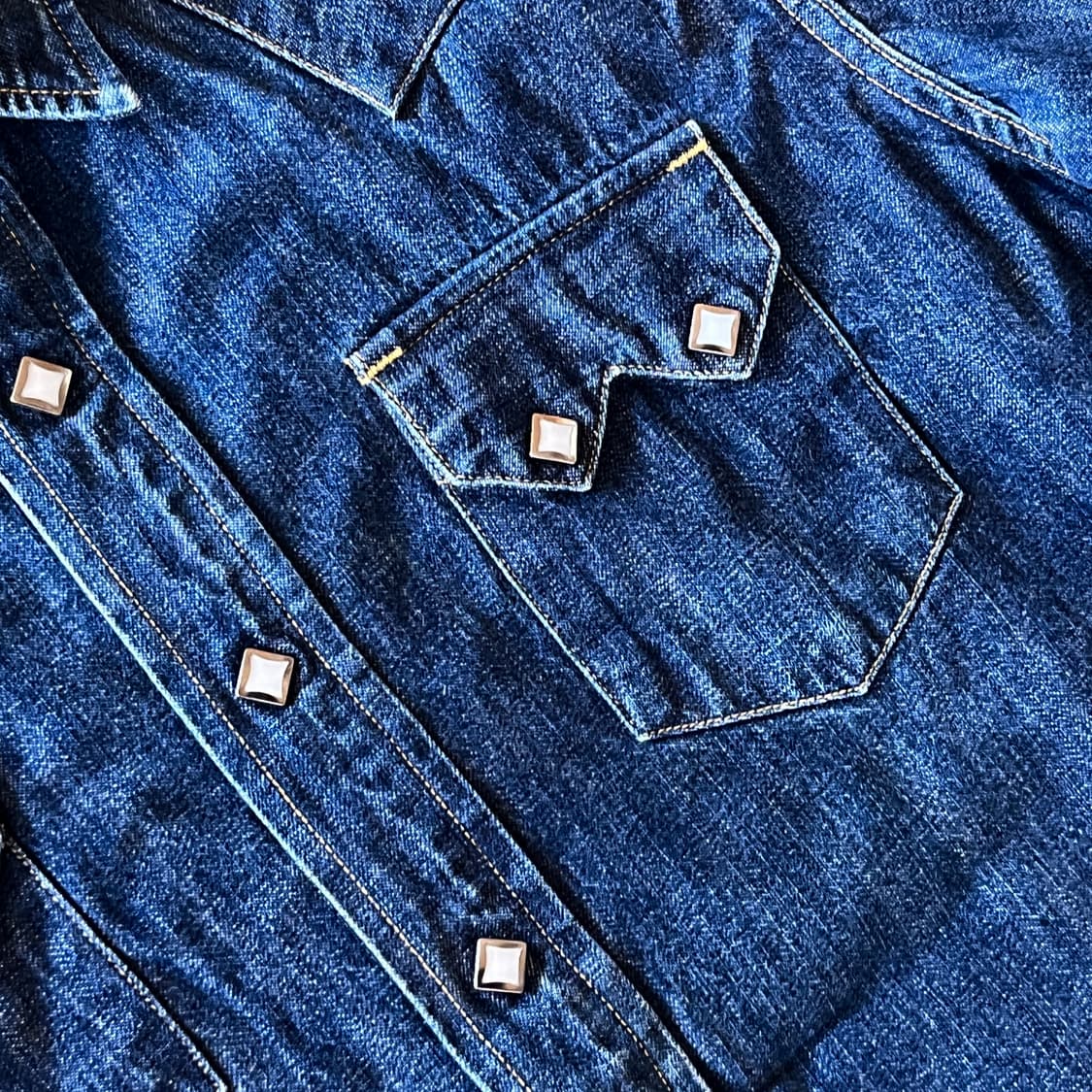 리얼맥코이 웨스턴 데님 셔츠 상품이미지3