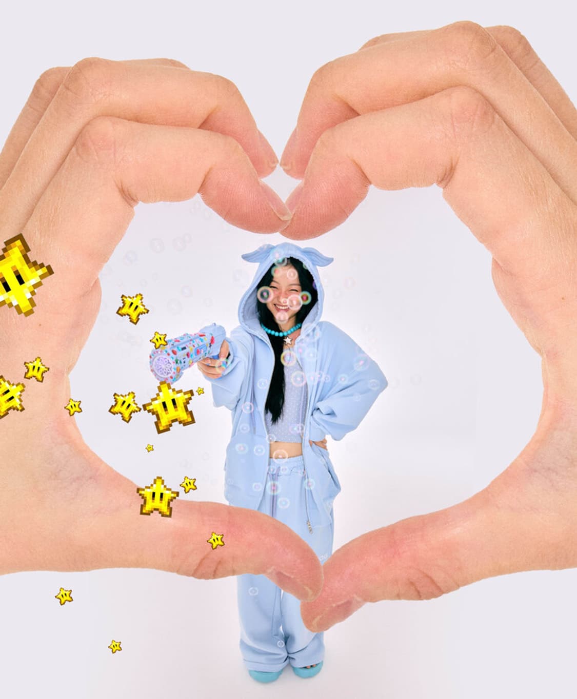 YEGG 예그 윙 후드집업 sky blue 상품이미지3