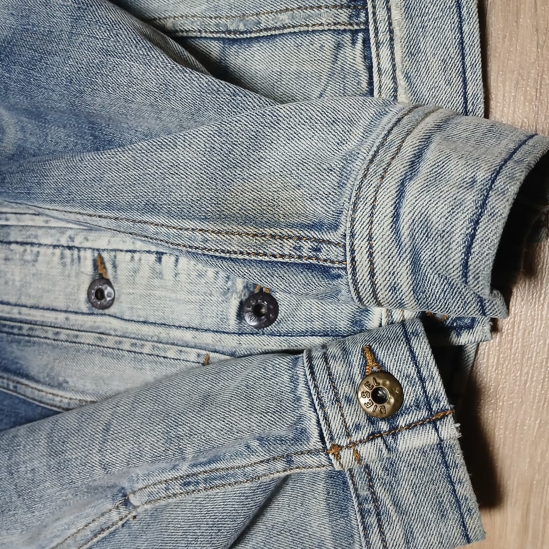Diesel 디젤 데님 청자켓 S 90 상품이미지6