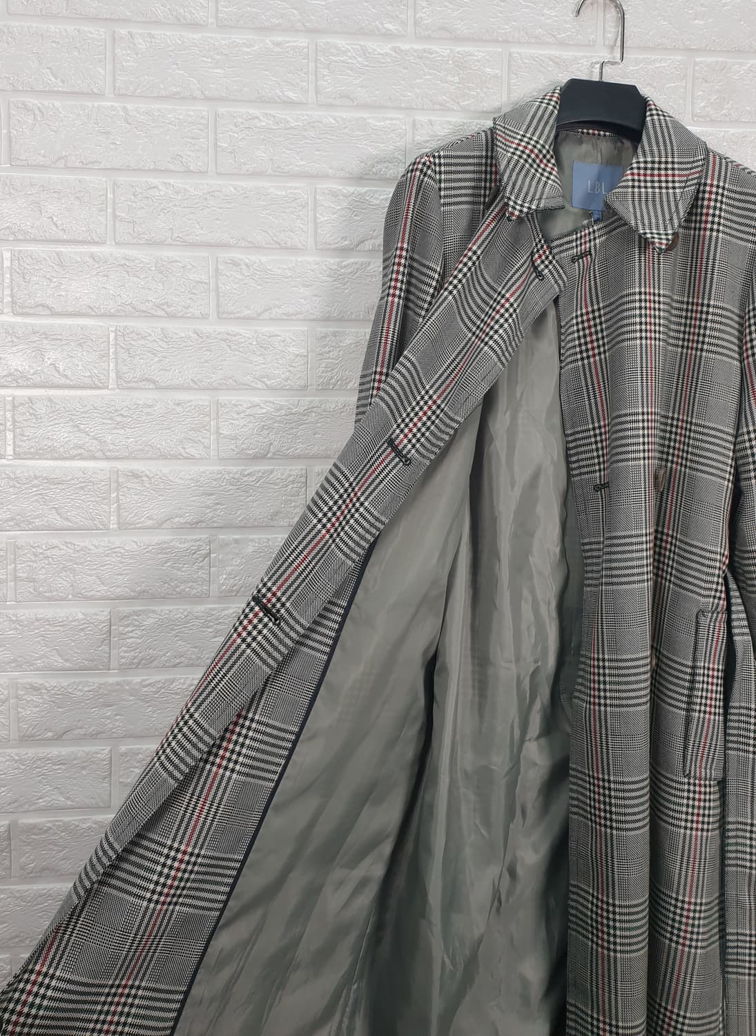 [55]LBL 체크 트렌치 코트(새상품) 상품이미지4