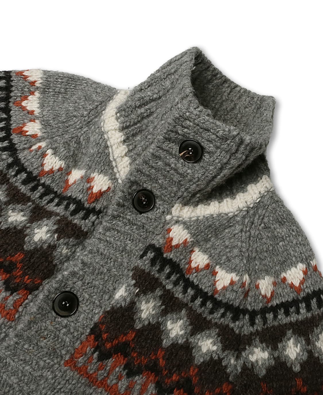 로베르토 콜리나 [Roberto Collina] 노르딕 울 알파카 가디건 상품이미지3