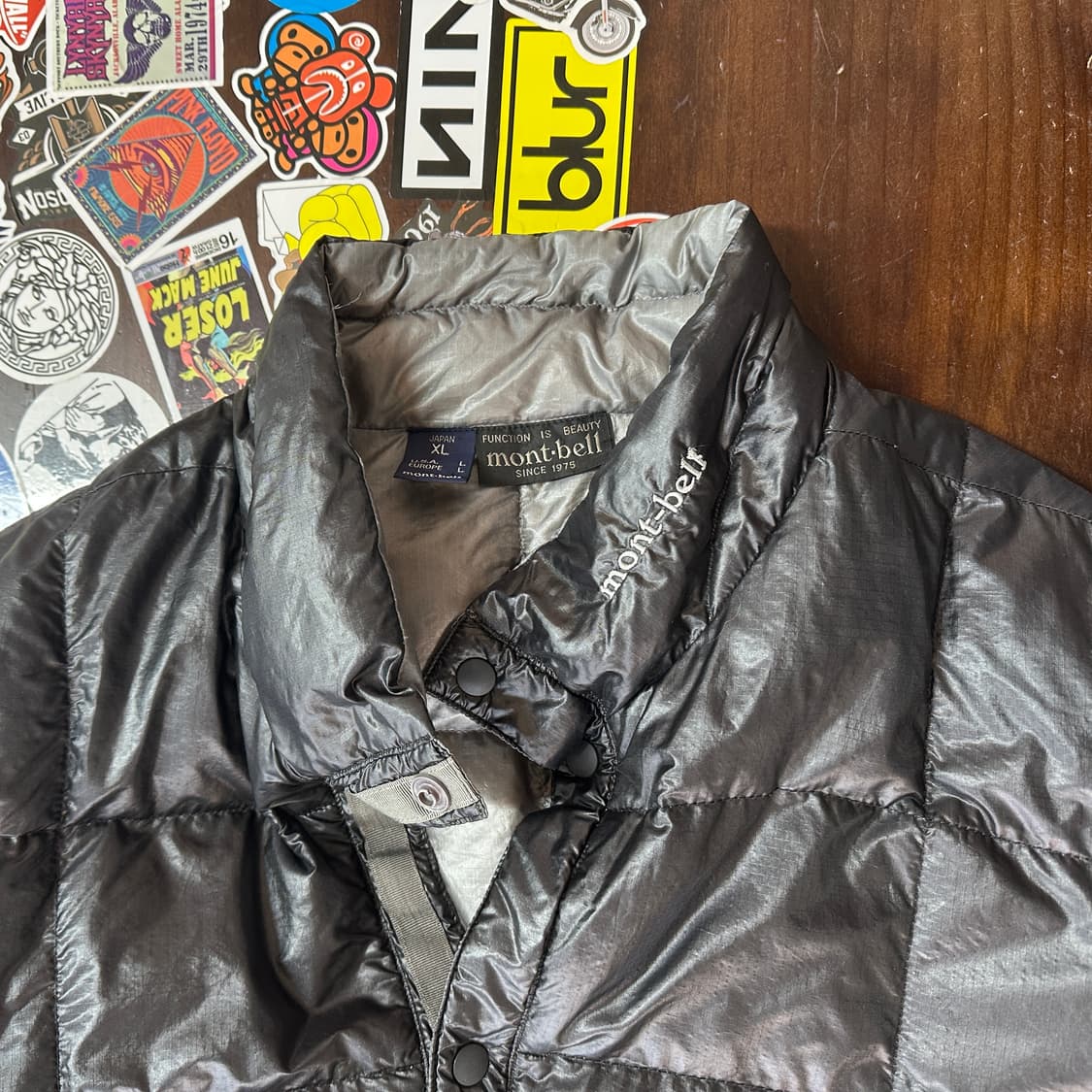 90s 몽벨 일판 UL 경량 패딩 자켓 XL 상품이미지5