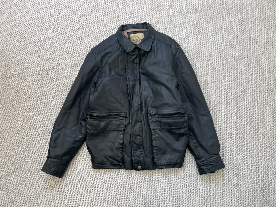 빈티지 A-2 플라이트 레더 봄버자켓  상품이미지1