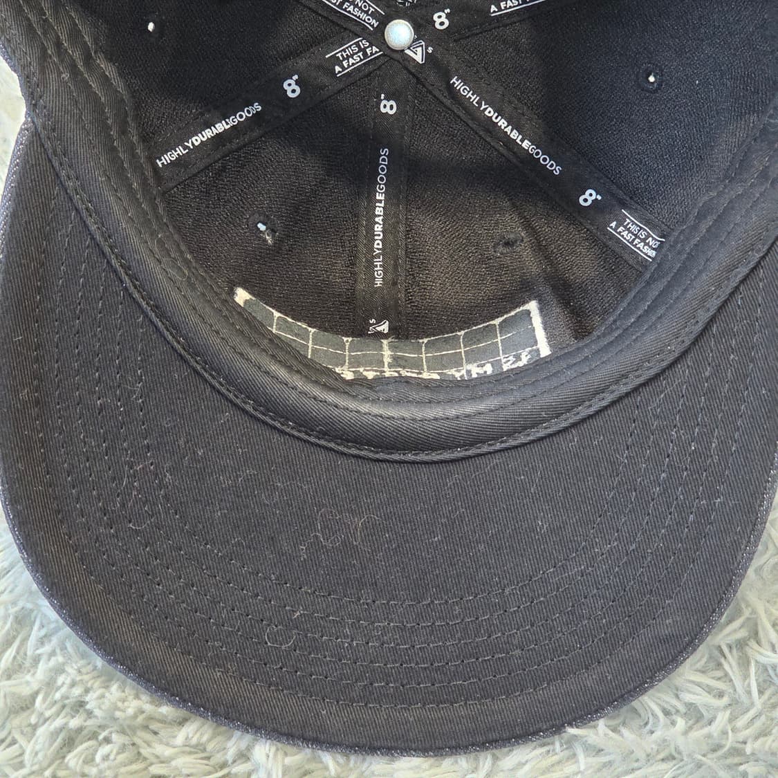 M1-1:EATIN IS MY BEST FRIEND데님스냅백(56-59) 상품이미지8