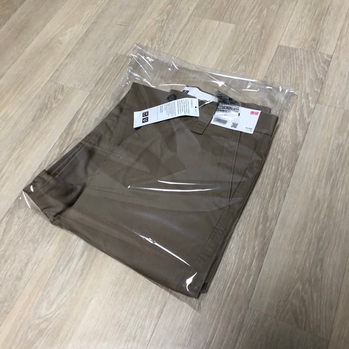 (30) 새상품 유니클로U 와이드핏 치노팬츠 베이지 상품이미지10