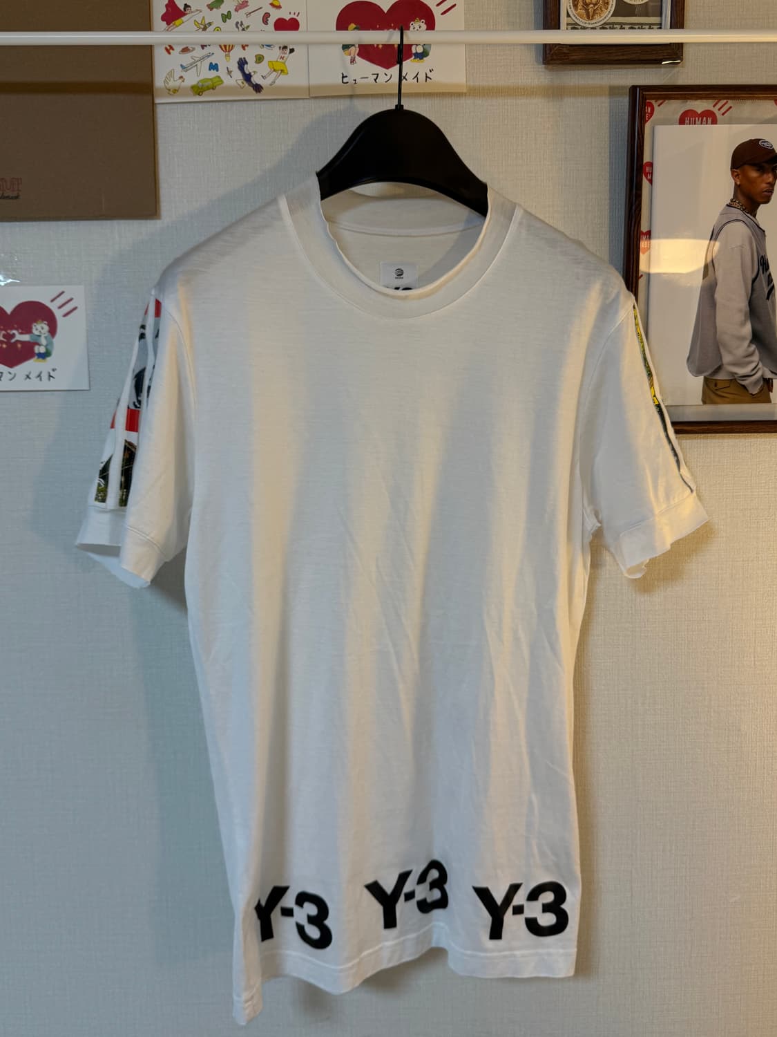 (M)요지야마모토 Y-3 아디다스 반팔티 화이트 상품이미지1