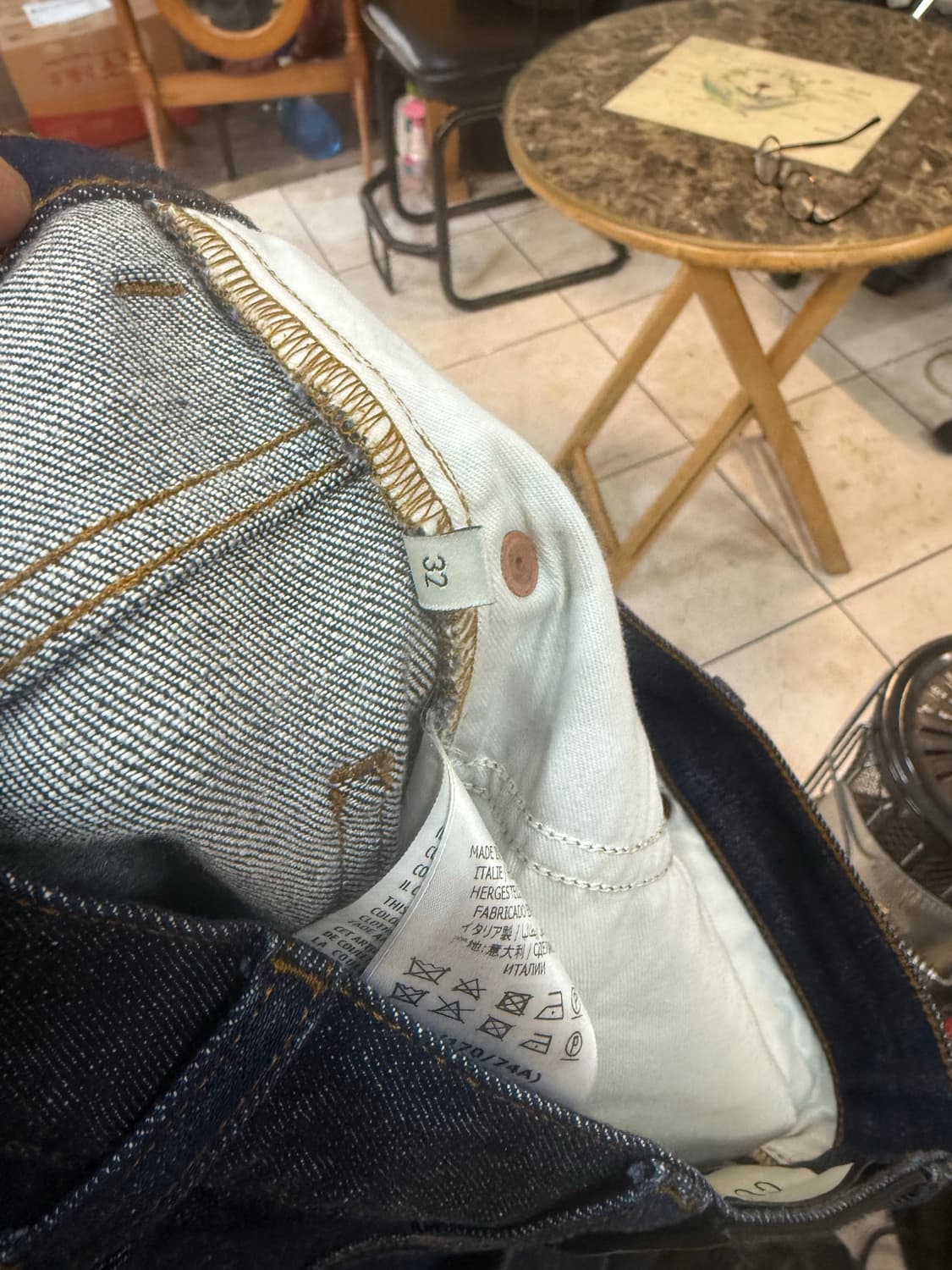 32/20ss 정품 구찌 데님팬츠 팝니다 상품이미지4